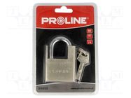 Padlock; shackle; Application: gates,cabinets,sheds; 50mm 