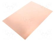 Laminate; FR4,epoxy resin; 0.6mm; L: 233mm; W: 160mm; double sided SOLDER PEAK
