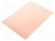 Laminate; FR4,epoxy resin; 0.6mm; L: 170mm; W: 120mm; double sided 