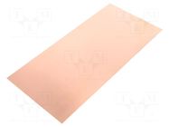 Laminate; FR4,epoxy resin; 0.6mm; L: 210mm; W: 100mm; double sided SOLDER PEAK