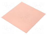 Laminate; FR4,fiberglass,epoxy resin; 0.6mm; L: 100mm; W: 100mm SOLDER PEAK