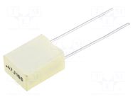 Capacitor: polyester; 470nF; 63VAC; 100VDC; 5mm; ±5%; 7.2x4.5x9.5mm KEMET