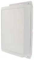 ENCLOSURE, FLANGED LID, ABS, LIGHT GREY