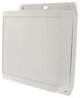ENCLOSURE, FLANGED LID, ABS, LIGHT GREY
