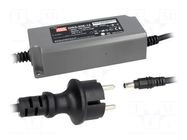 Power supply: switching; LED; 63W; 42VDC; 1.5A; 90÷264VAC; IP67 MEAN WELL
