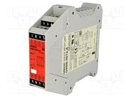 Module: safety relay; 24VAC; 24VDC; IN: 2; for DIN rail mounting OMRON