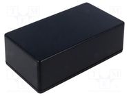 Enclosure: multipurpose; X: 66mm; Y: 121mm; Z: 37mm; 1591XXS; ABS HAMMOND