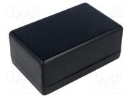 Enclosure: multipurpose; X: 66mm; Y: 105mm; Z: 45mm; 1594; ABS; black HAMMOND