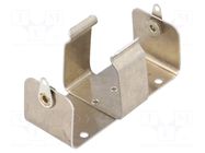Holder; D,R20; Batt.no: 1; screw; aluminium KEYSTONE
