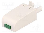 Module protecting; socket; Indication: LED; Colour: green RELPOL