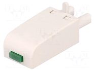 Module protecting; socket; Indication: LED; Colour: green RELPOL