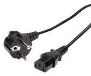 POWER CORD, CEE 7/7 PLUG-IEC C13, 1.8M