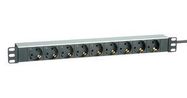 POWER OUTLET STRIP, 16A/250VAC, 9 OUTLET