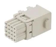 HEAVY DUTY MODULE, SOCKET, 16POS, 4A