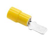 TERM, MALE QUICK CONNECT, YELLOW, 10AWG