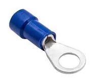TERMINAL, RING TONGUE, #10, BLUE, 14AWG