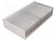Heatsink: extruded; grilled; L: 150mm; W: 262mm; H: 60mm; aluminium STONECOLD