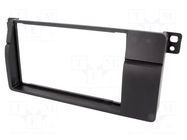 Radio frame; BMW; 2 DIN; black PER.PIC.