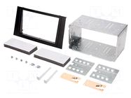 Radio frame; Ford; 2 DIN; black PER.PIC.
