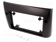 Radio frame; Fiat; 2 DIN; black ACV