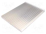 Heatsink: extruded; grilled; L: 200mm; W: 150mm; H: 15mm; aluminium STONECOLD