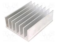 Heatsink: extruded; grilled; L: 100mm; W: 78mm; H: 35mm; aluminium STONECOLD