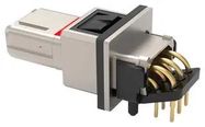AUTOMOTIVE CONN, R/A RCPT, 3POS, PANEL