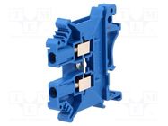 Splice terminal: rail; 0.2÷2.5mm2; ways: 1; terminals: 2; blue; PC DEGSON ELECTRONICS