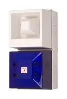 AUDIO/VISUAL SIGNAL, FLASH, 24VDC, BLUE