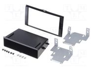 Radio frame; Nissan; 2 DIN; black gloss ACV