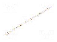LED tape; white warm; 2835; LED/m: 60; 10mm; white PCB; 120°; 12VDC OPTOFLASH