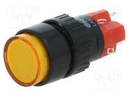 Switch: push-button; Pos: 2; SPDT; 3A/220VAC; 2A/24VDC; ON-ON; IP40 ONPOW