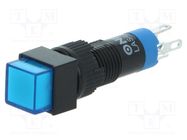 Switch: push-button; Pos: 2; SPDT; 0.5A/250VAC; 1A/24VDC; ON-(ON) ONPOW