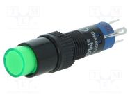 Switch: push-button; Pos: 2; SPDT; 0.5A/250VAC; 1A/24VDC; ON-ON ONPOW