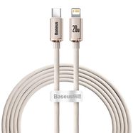 Kabel USB-C do iP Baseus Crystal Shine,  20W, 2m (różowy), Baseus