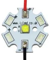 LED MODULE, HYPER RED, STAR, 660NM