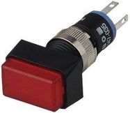 SWITCH, PUSHBUTTON, SPST-NO, 100mA, 42V