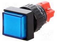 Switch: push-button; Pos: 2; SPDT; 3A/250VAC; 2A/24VDC; ON-(ON) ONPOW