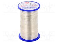 Silver plated copper wires; 0.7mm; 500g; Cu,silver plated; 145m BQ CABLE