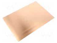 Laminate; FR4,epoxy resin; 0.6mm; L: 297mm; W: 210mm; double sided SOLDER PEAK