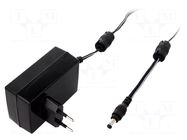 Power supply: switching; mains,plug-in; 9VDC; 3.11A; 28W; 86% MEAN WELL