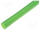 Heat shrink sleeve; glueless; 2: 1; 1.6mm; L: 1m; green; polyolefine RADPOL