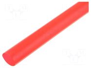 Heat shrink sleeve; glueless; 2: 1; 19mm; L: 1m; red; polyolefine RADPOL