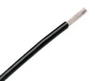 HOOK UP WIRE, 20AWG, BLK, 305M