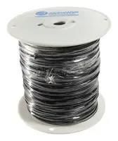 HOOK UP WIRE, 22AWG, BLK, 305M