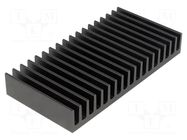 Heatsink: extruded; grilled; black; L: 50mm; W: 100mm; H: 15mm FISCHER ELEKTRONIK