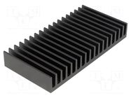 Heatsink: extruded; grilled; black; L: 50mm; W: 100mm; H: 15mm FISCHER ELEKTRONIK