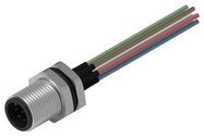 SENSOR CORD, 8P M12 PLUG-FREE END, 500MM