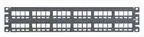 PATCH PANEL, CAT6, 24PORT, 1RACK U