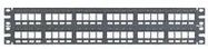 PATCH PANEL, CAT5E/CAT6, 48PORT, 2RACK U